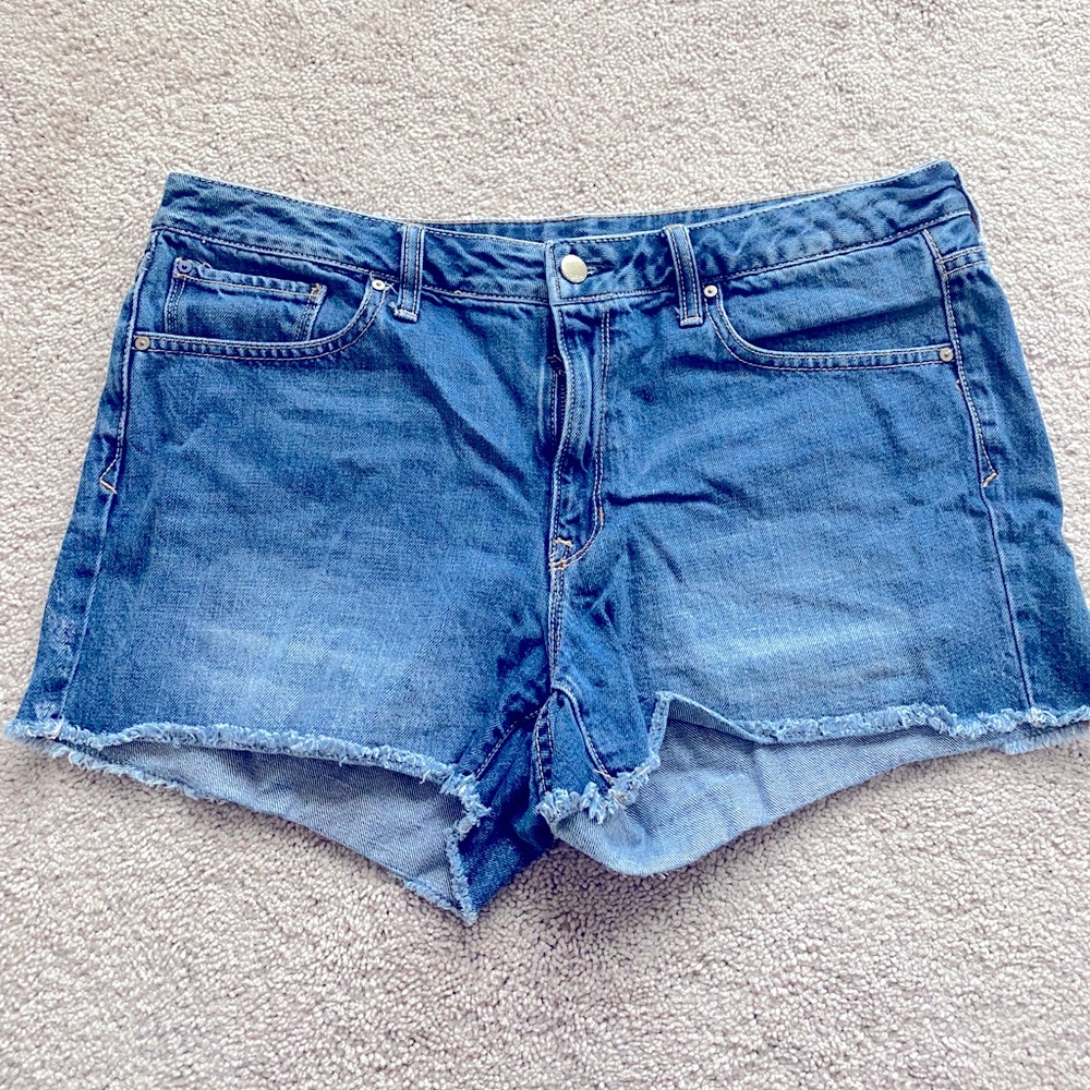 Denim shorts
